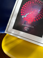Personalisiertes Mondphasen-Poster ROT