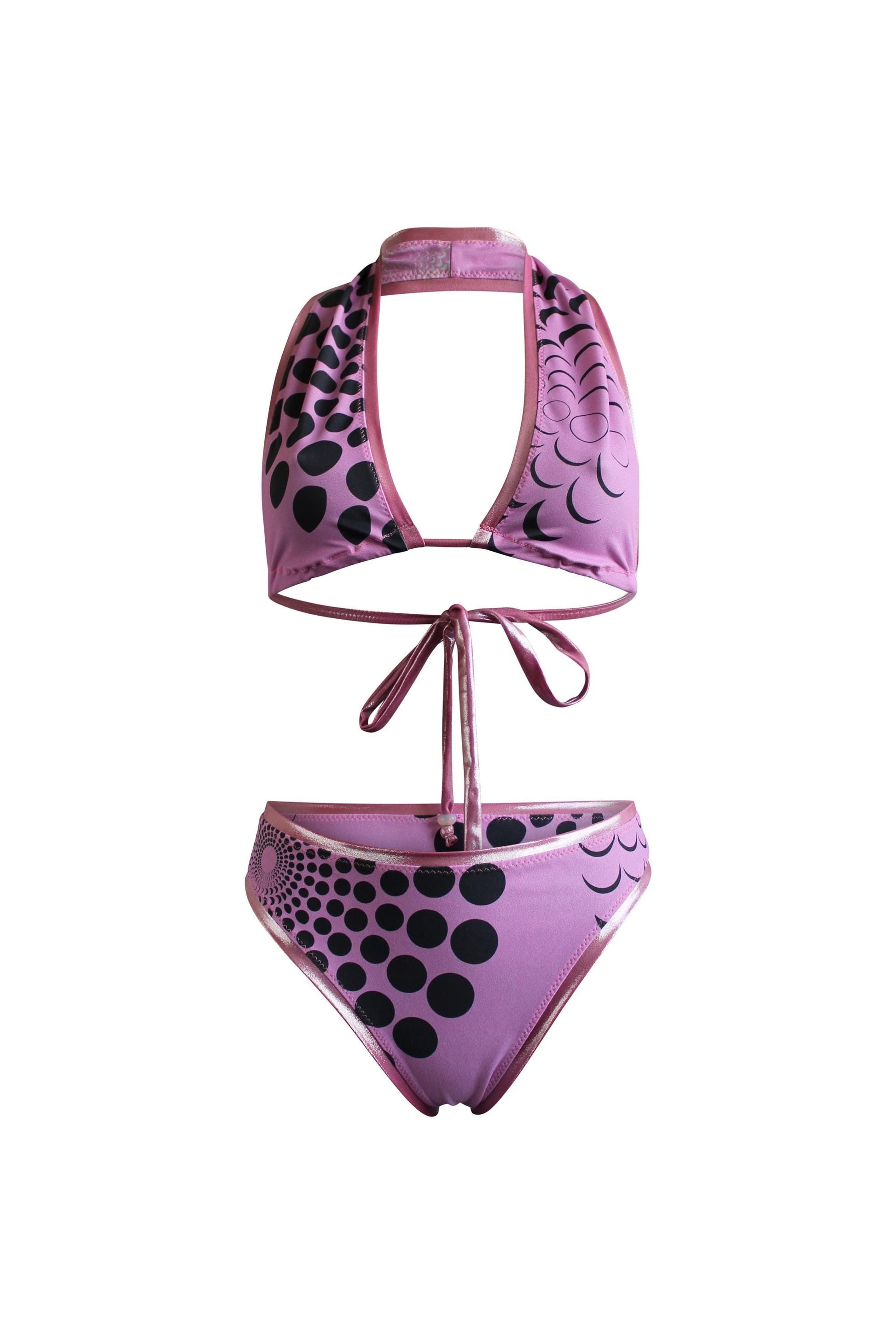 Lunar Circles Fashion – Bodysuit, Bikini, Scarfs, Leggings, Shorts oder Top mit einzigartigem Moon Phases Pattern, inspiriert von echten Mondjahren