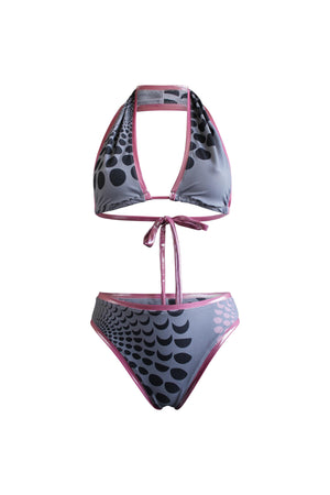Lunar Circles Fashion – Bodysuit, Bikini, Scarfs, Leggings, Shorts oder Top mit einzigartigem Moon Phases Pattern, inspiriert von echten Mondjahren