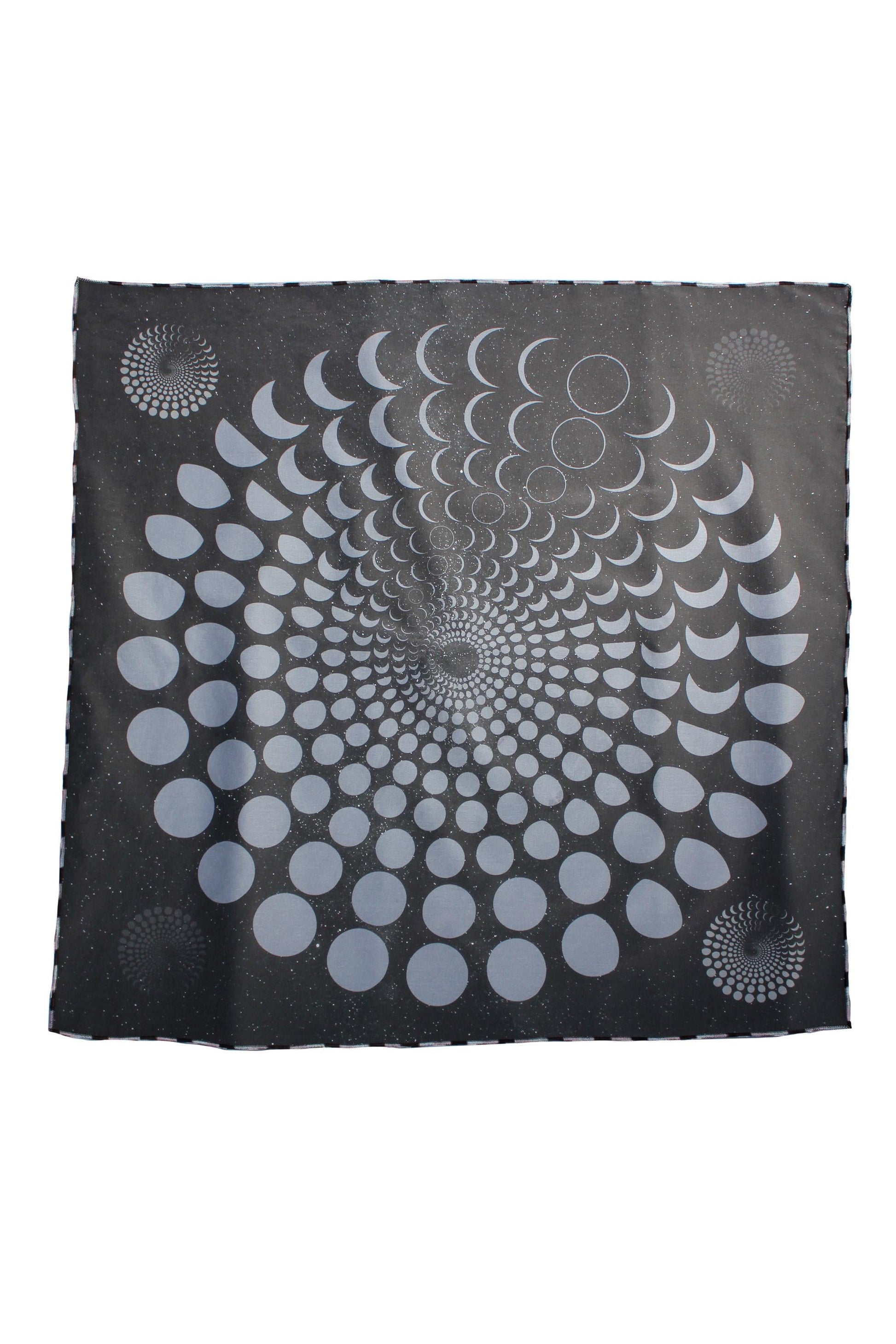 Lunar Circles Fashion – Bodysuit, Bikini, Scarfs, Leggings, Shorts oder Top mit einzigartigem Moon Phases Pattern, inspiriert von echten Mondjahren
