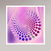Lollipop Mondphasen Edition 2025 – Quadratischer Kunstdruck von Theresa Lambrecht. Hochwertige Moon Phase Art, limitierte Edition, perfekt für Designliebhaber und Sammler.